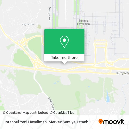 İstanbul Yeni Havalimanı Merkez Şantiye map