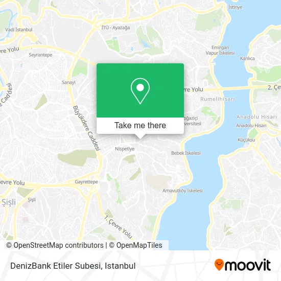 DenizBank Etiler Subesi map