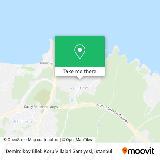 Demircikoy Bilek Koru Villalari Santiyesi map
