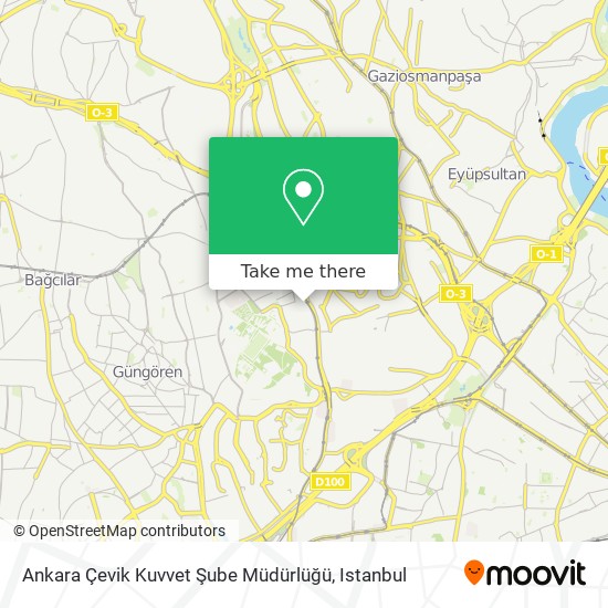 Ankara Çevik Kuvvet Şube Müdürlüğü map