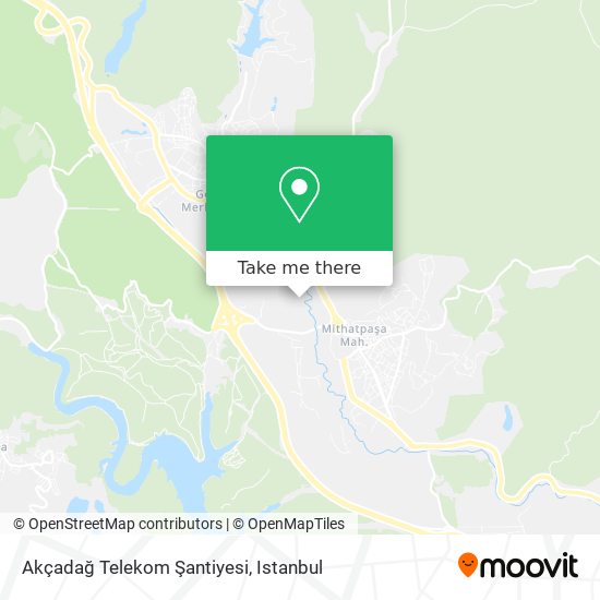 Akçadağ Telekom Şantiyesi map