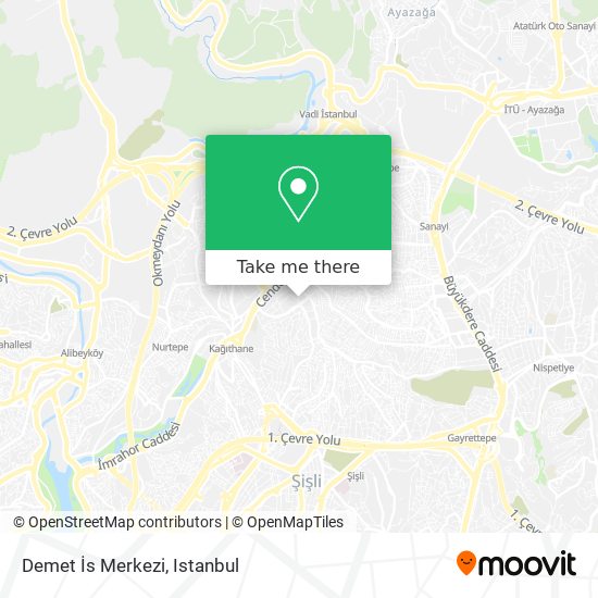 Demet İs Merkezi map