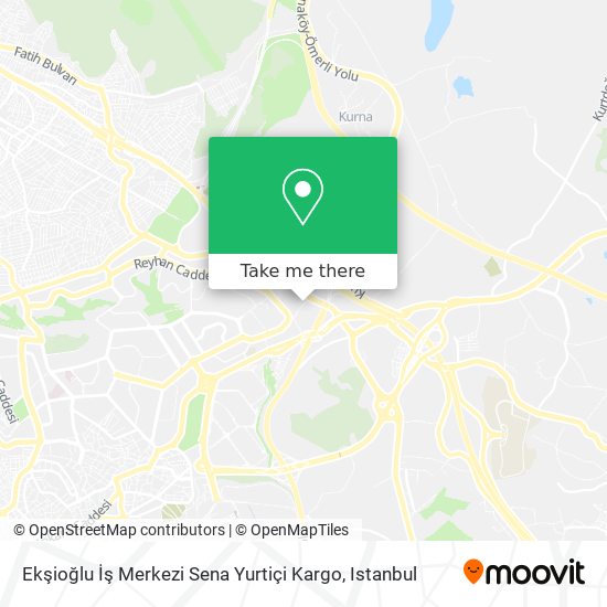 Ekşioğlu İş Merkezi Sena Yurtiçi Kargo map