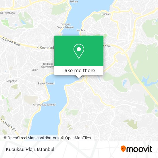Küçüksu Plajı map