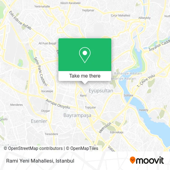 Rami Yeni Mahallesi map