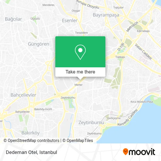Dedeman Otel map