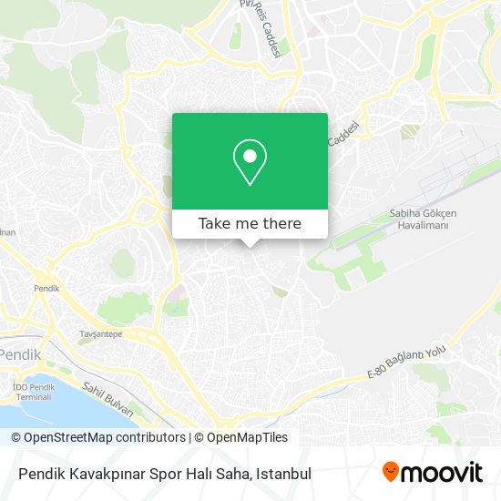 Pendik Kavakpınar Spor Halı Saha map