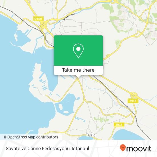 Savate ve Canne Federasyonu map