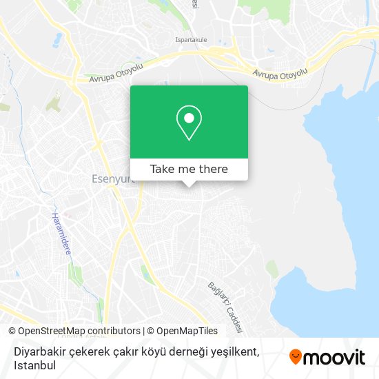 Diyarbakir çekerek çakır köyü derneği yeşilkent map