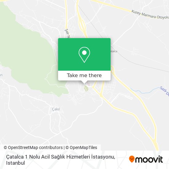 Çatalca 1 Nolu Acil Sağlık Hizmetleri İstasyonu map