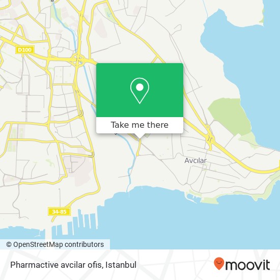 Pharmactive avcilar ofis map