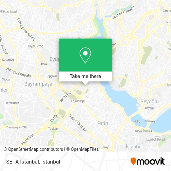 SETA İstanbul map