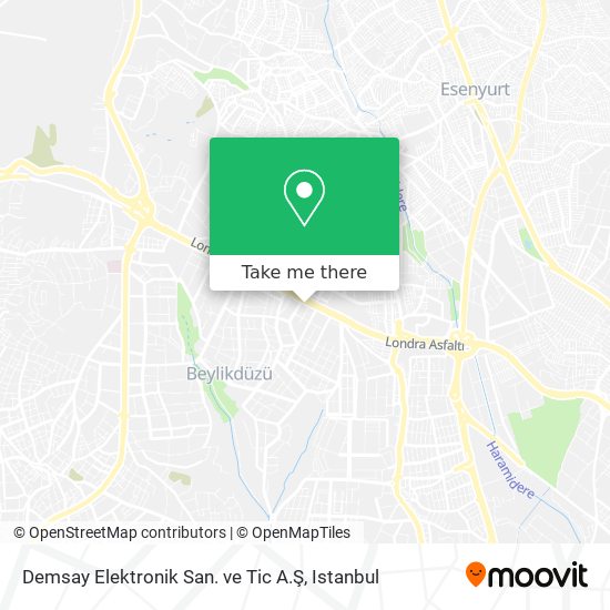 Demsay Elektronik San. ve Tic A.Ş map