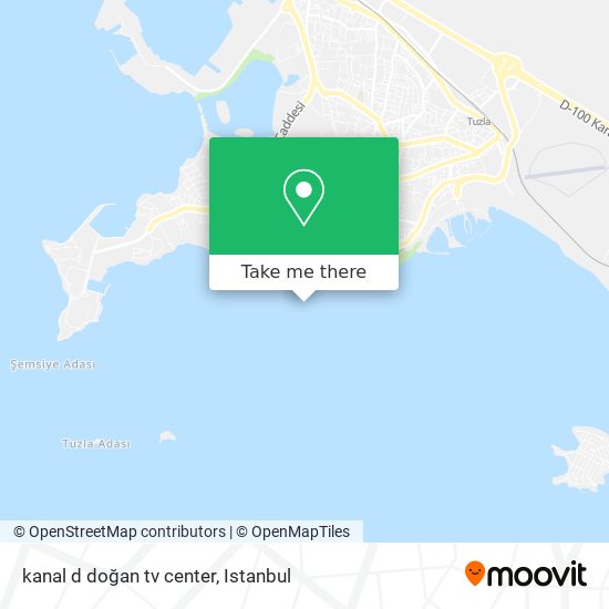 kanal d doğan tv center map
