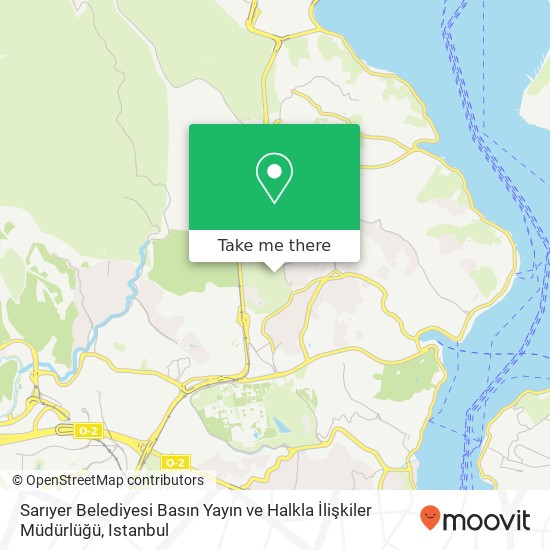 Sarıyer Belediyesi Basın Yayın ve Halkla İlişkiler Müdürlüğü map