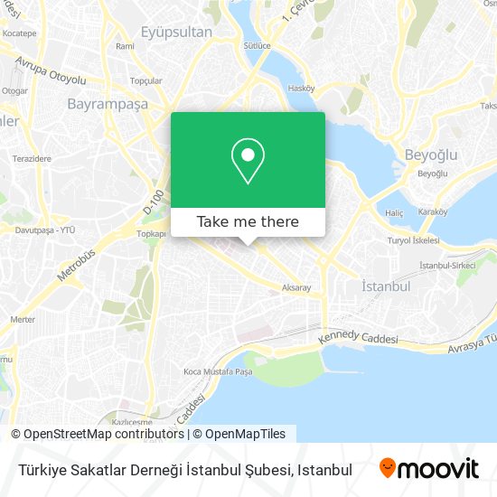 Türkiye Sakatlar Derneği İstanbul Şubesi map