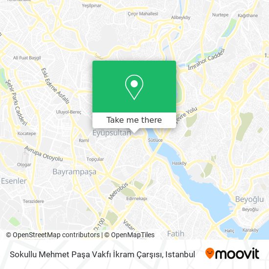 Sokullu Mehmet Paşa Vakfı İkram Çarşısı map