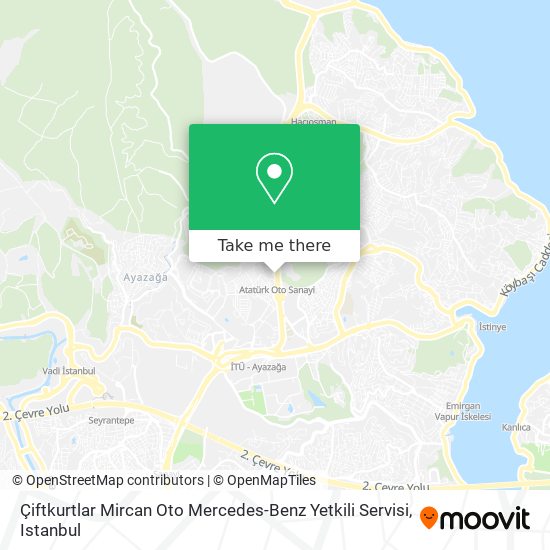 Çiftkurtlar Mircan Oto Mercedes-Benz Yetkili Servisi map