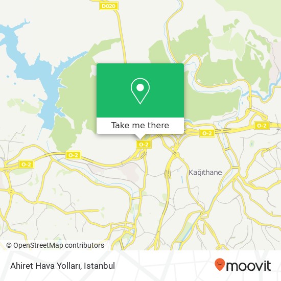 Ahiret Hava Yolları map