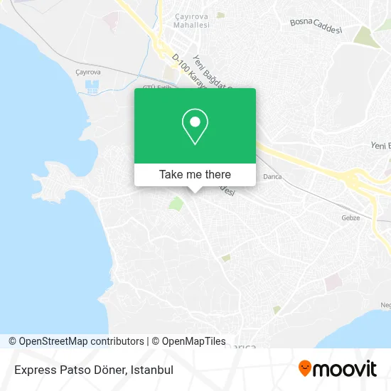 Express Patso Döner map