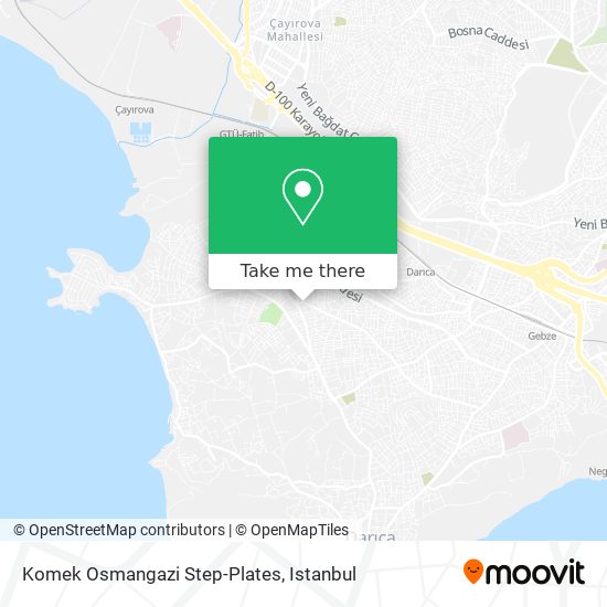 Komek Osmangazi Step-Plates map