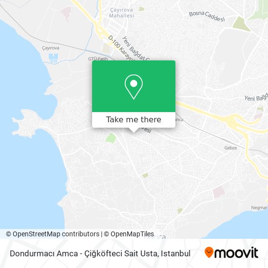 Dondurmacı Amca - Çiğköfteci Sait Usta map