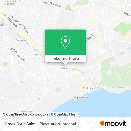 Örnek Oyun Salonu Playstation map