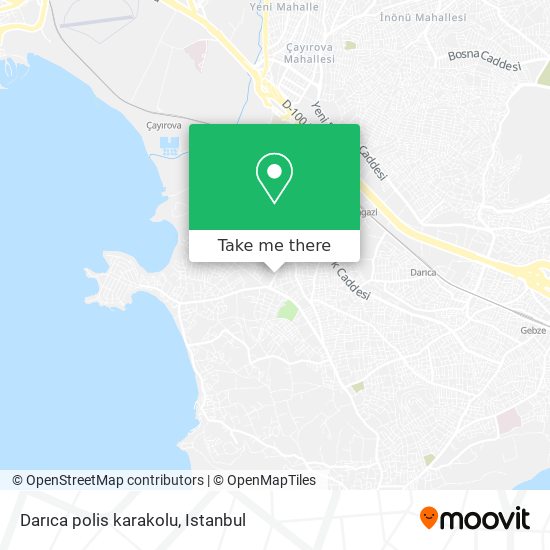 Darıca polis  karakolu map