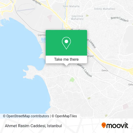 Ahmet Rasim Caddesi map
