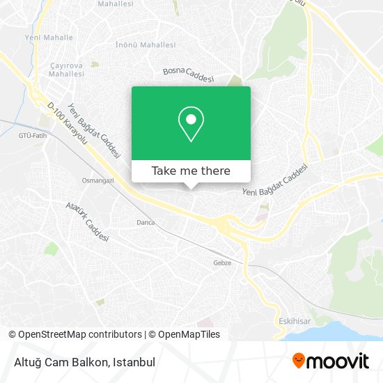 Altuğ Cam Balkon map