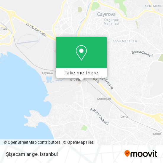 Şişecam ar ge map