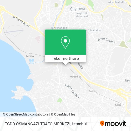 TCDD OSMANGAZİ TRAFO MERKEZİ map