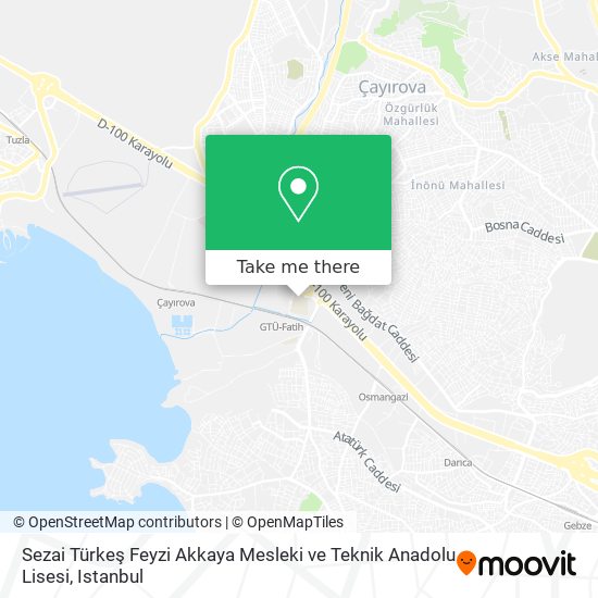 Sezai Türkeş Feyzi Akkaya Mesleki ve Teknik Anadolu Lisesi map