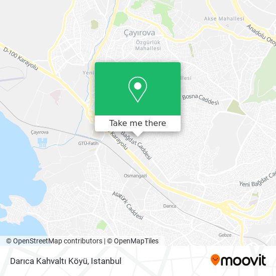 Darıca Kahvaltı Köyü map