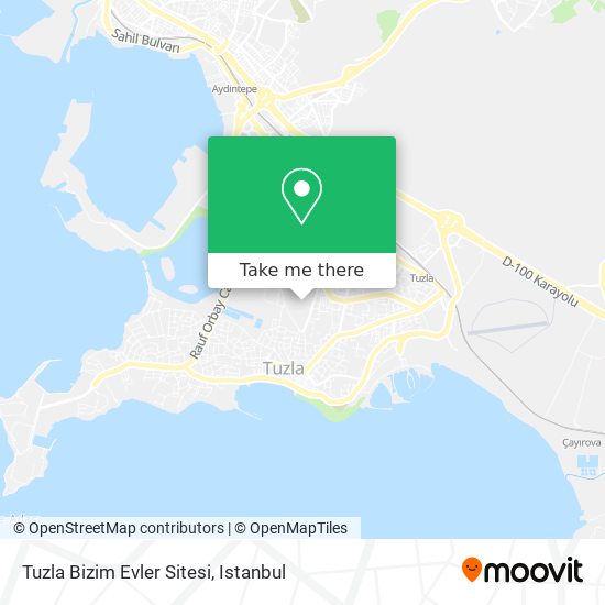 Tuzla Bizim Evler Sitesi map