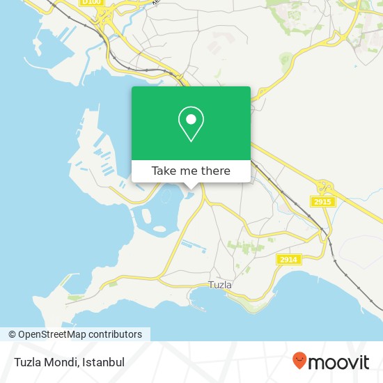 Tuzla Mondi map