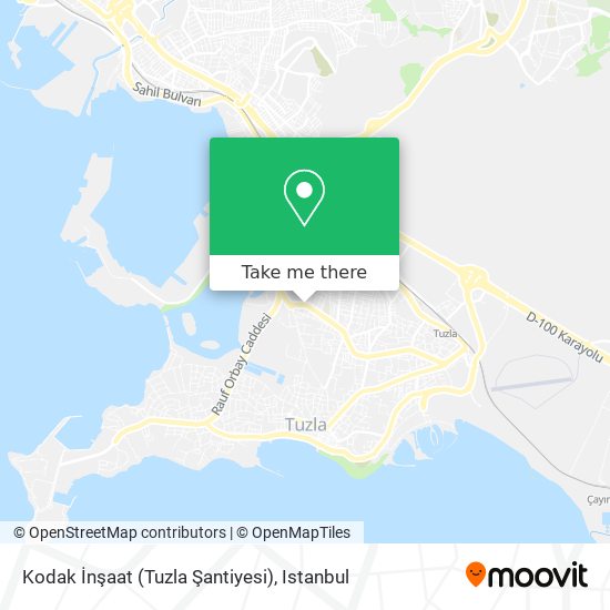 Kodak İnşaat (Tuzla Şantiyesi) map