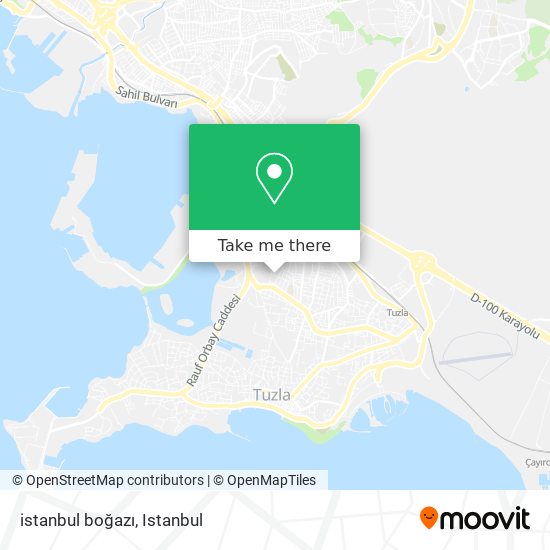 istanbul boğazı map