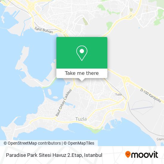 Paradise Park Sitesi Havuz 2.Etap map
