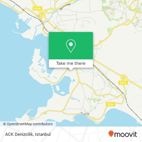 ACK Denizcilik map