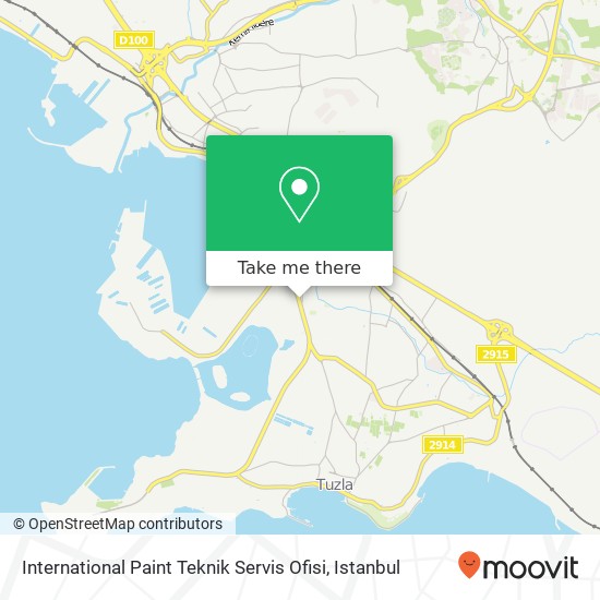 International Paint Teknik Servis Ofisi map