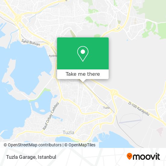 Tuzla Garage map