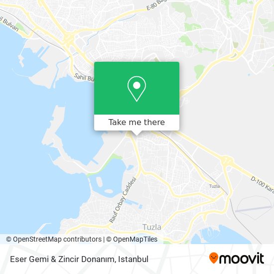Eser Gemi & Zincir Donanım map