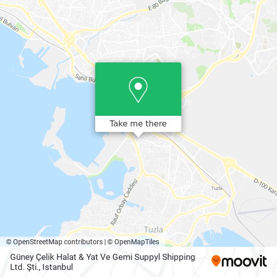 Güney Çelik Halat & Yat Ve Gemi Suppyl Shipping Ltd. Şti. map