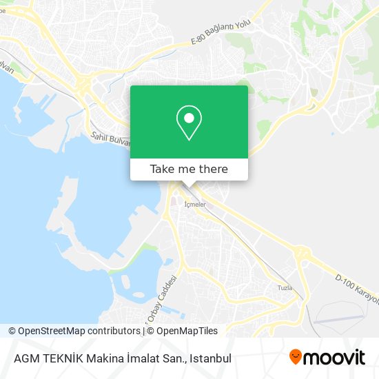 AGM TEKNİK Makina İmalat San. map