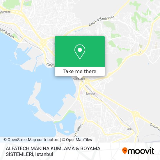 ALFATECH MAKİNA KUMLAMA & BOYAMA SİSTEMLERİ map