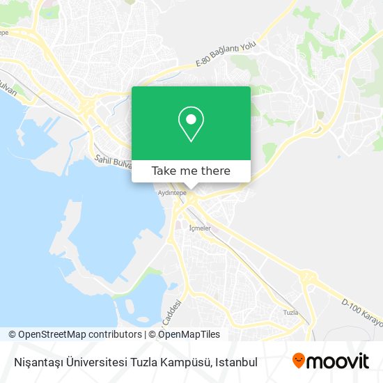 Nişantaşı Üniversitesi Tuzla Kampüsü map