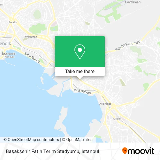 Başakşehir Fatih Terim Stadyumu map