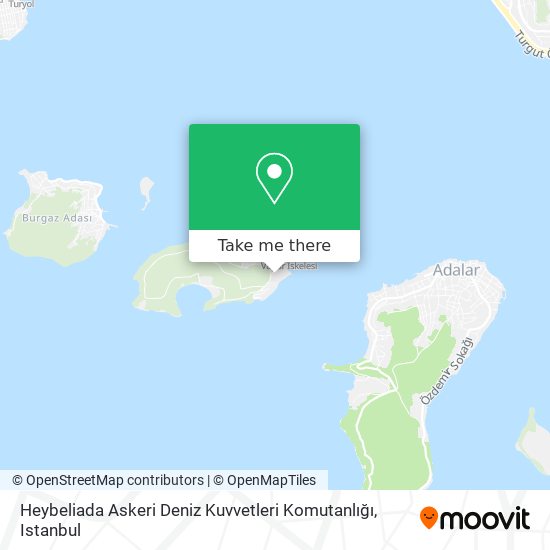 Heybeliada Askeri Deniz Kuvvetleri Komutanlığı map