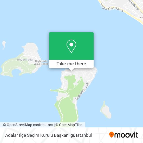 Adalar İlçe Seçim Kurulu Başkanlığı map